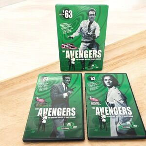 DVD The Avengers '63 Set 4 Vol 7 & 8 Patrick Macnee Diana Rigg Classic Series